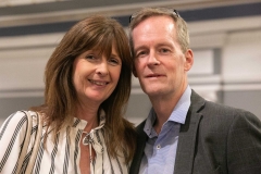 Victoria Alatalo and Fredrik Alatalo, Chief Administrative Officer, telMAX at Regent Theatre, Oshawa, ON  Photo by Marion Voysey